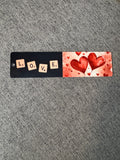 Love Scrabble-tile Bookmark