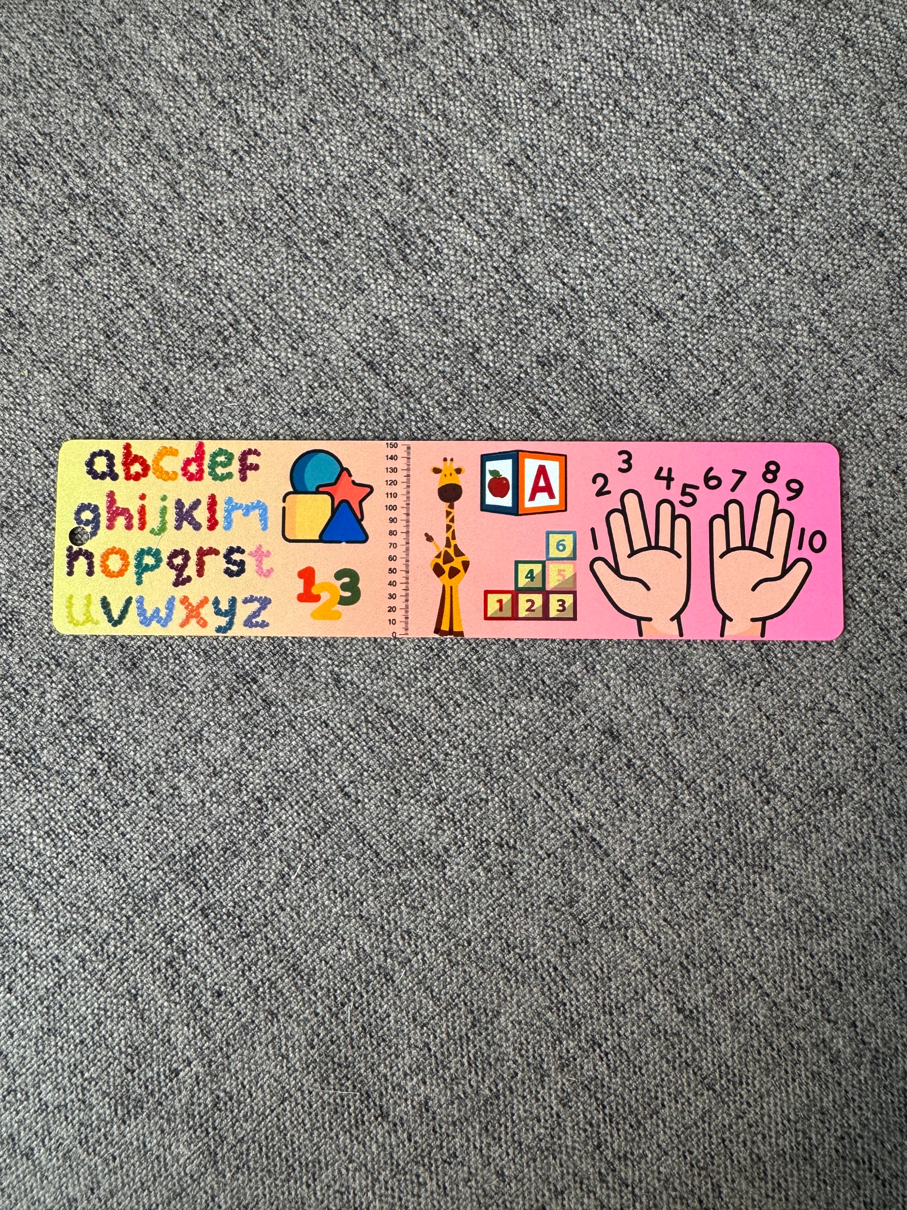 Kids Numbers & Alphabet Bookmark