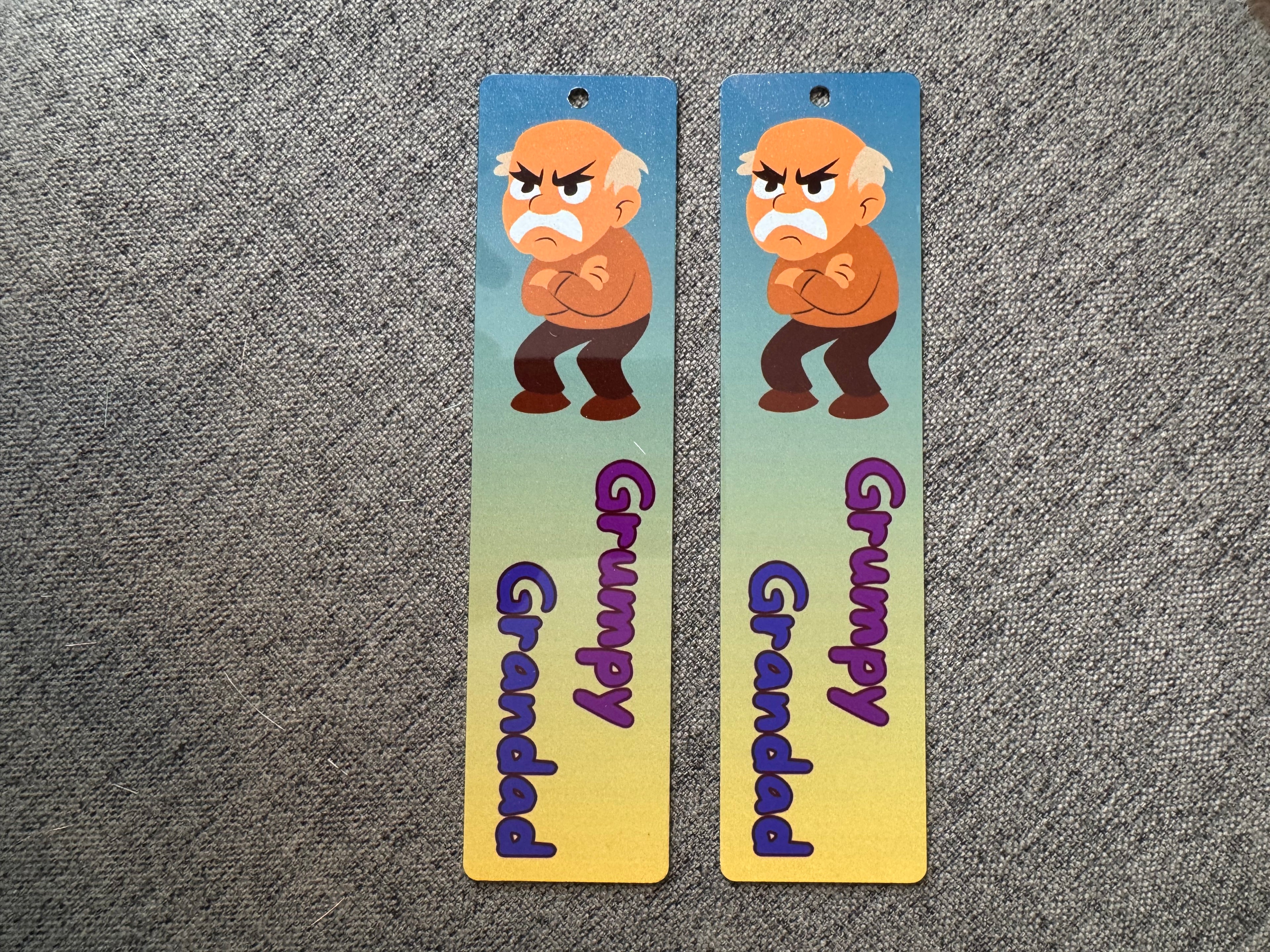 Grumpy Grandad Bookmark