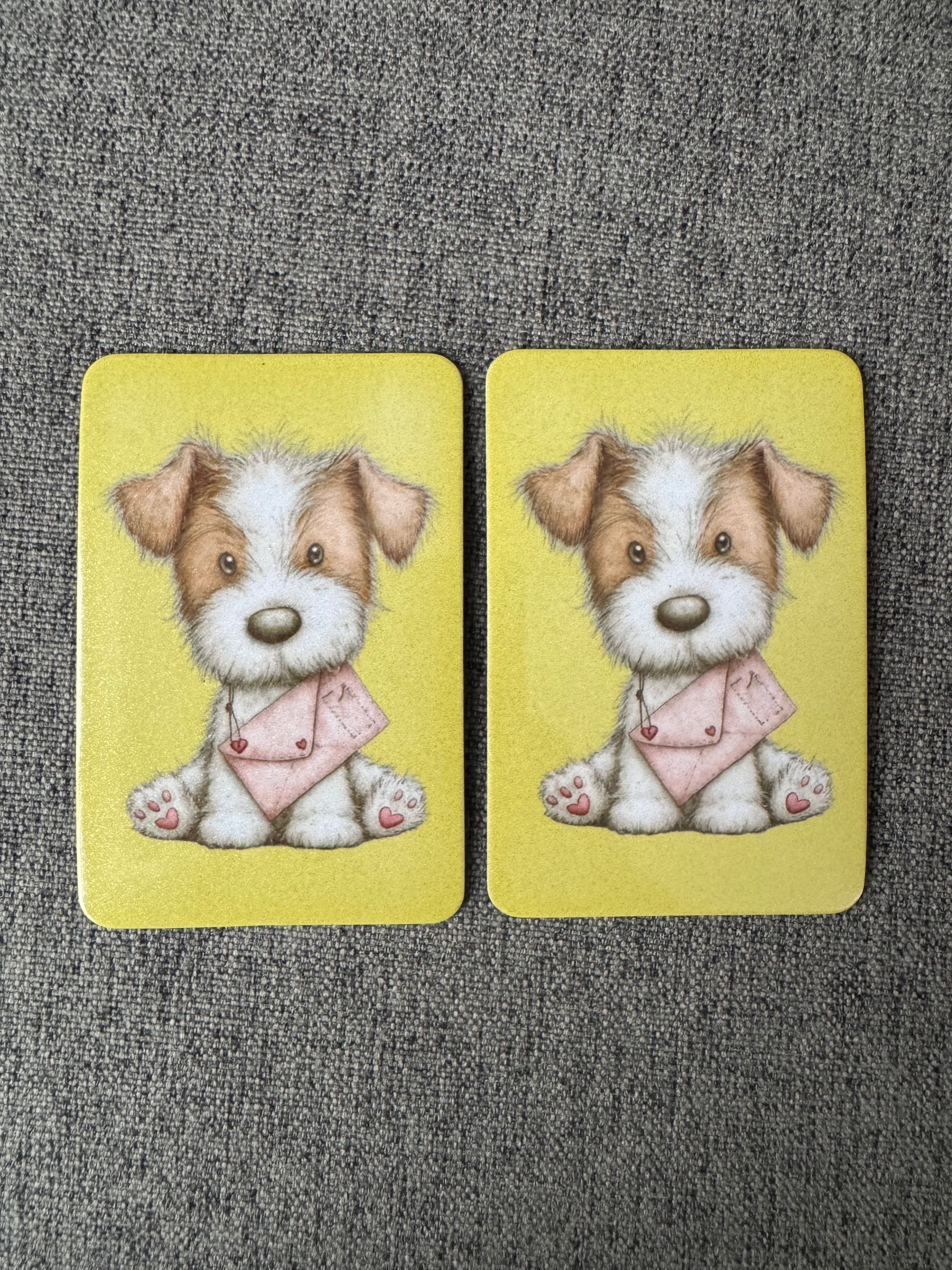 Cute Dog Fridge Magnet: Kawaii Illustrated Animal Art, Pastel Design