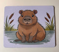 Capybara Mouse Mat, Cute Capybara Mouse Pad, Animal Lover Gift, Funny Desk Accessory, Capybara Gift