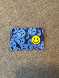 Blue/Yellow Smily Face Key Ring