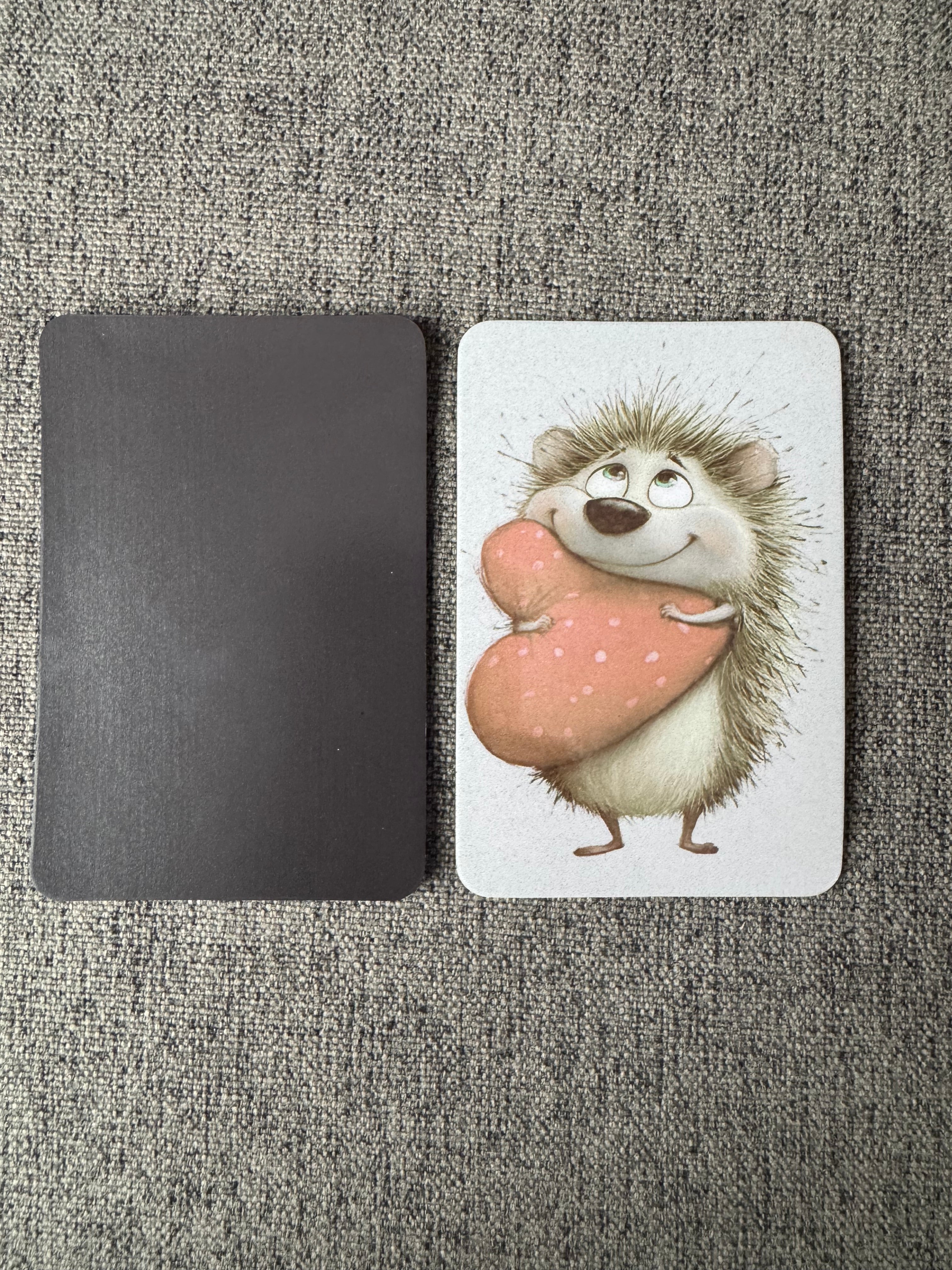 Hedgehog Fridge Magnet: Kawaii Illustrated Animal Art, Pastel Design