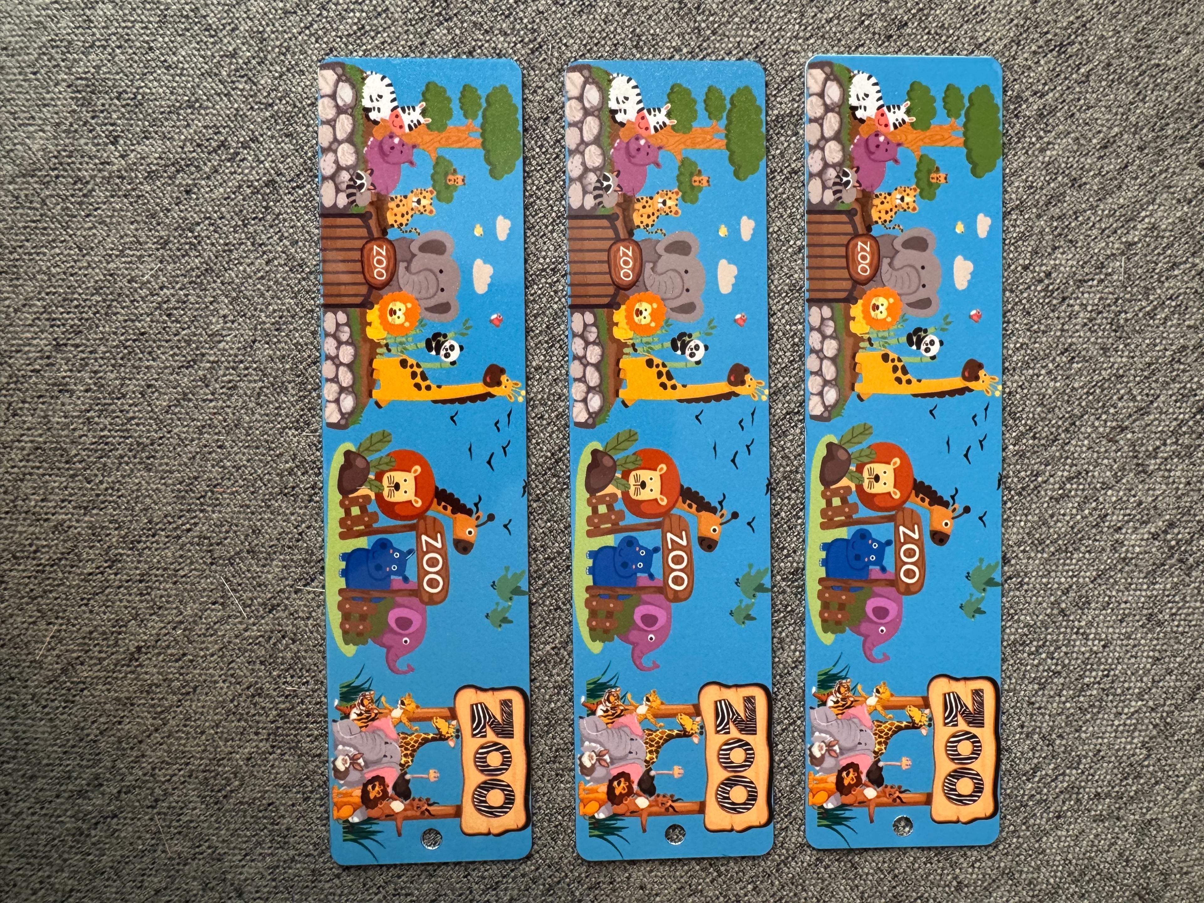 Children’s Zoo Animals Bookmark