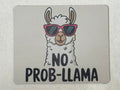 Funny Llama Mouse Mat, No Prob-Llama Desk Decor, Animal Office Accessory