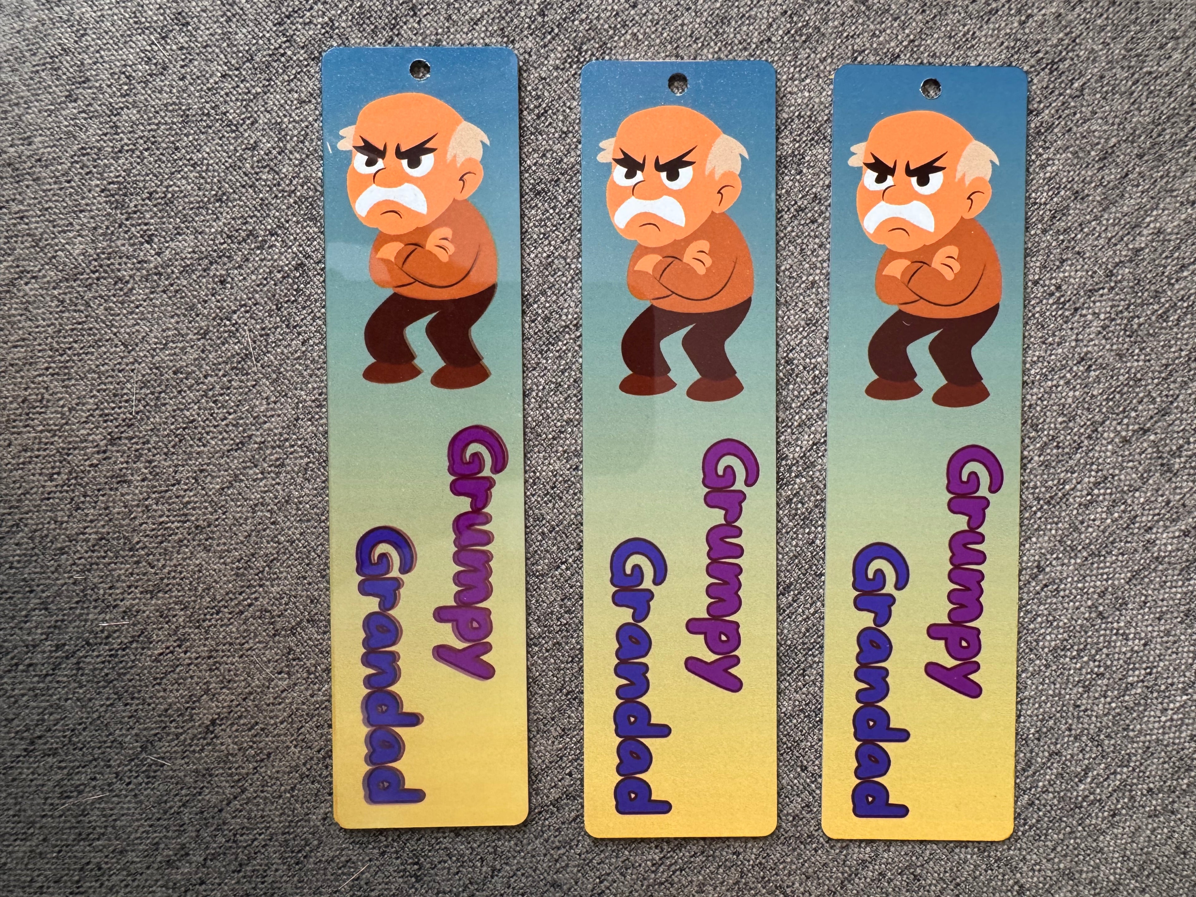 Grumpy Grandad Bookmark