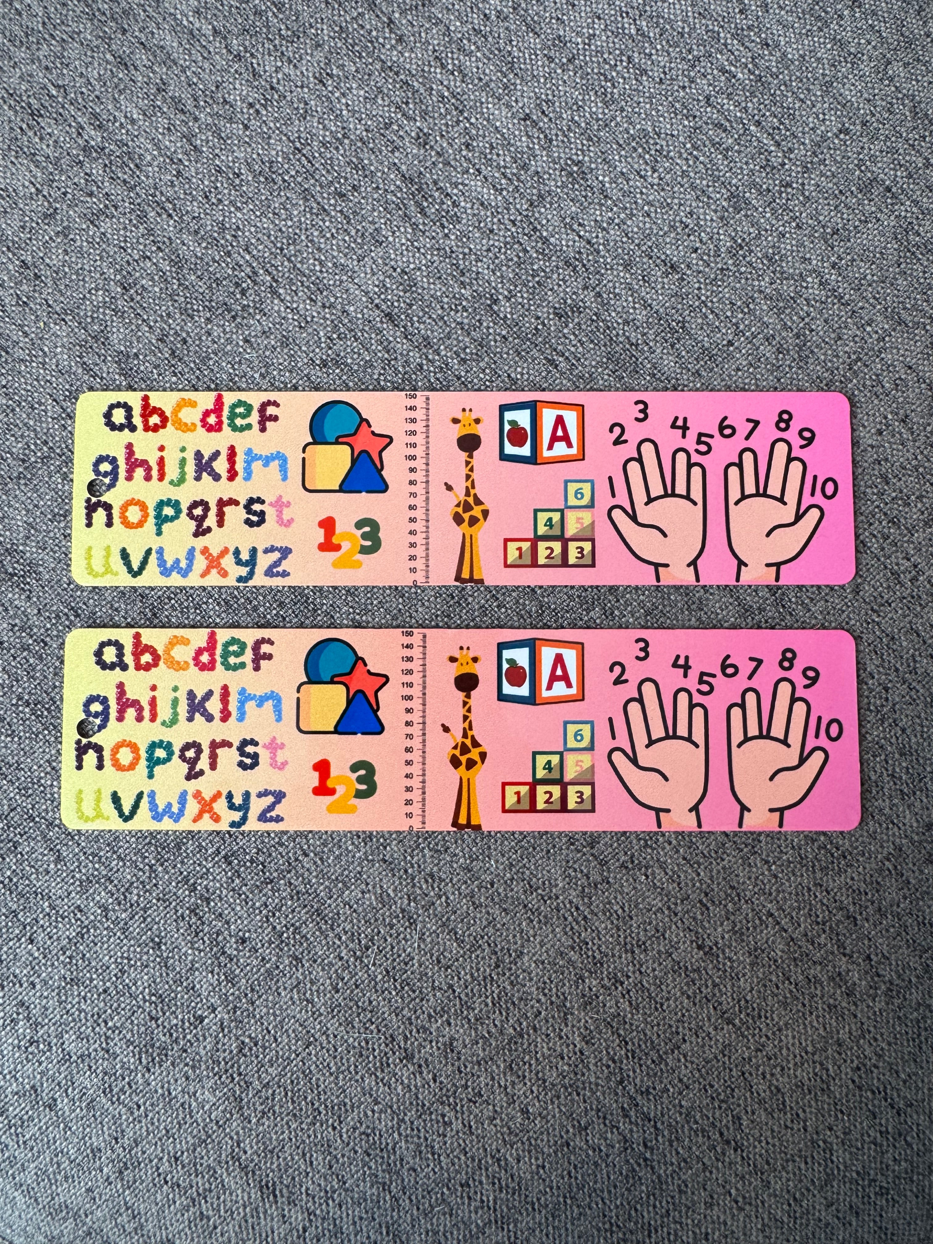 Kids Numbers & Alphabet Bookmark