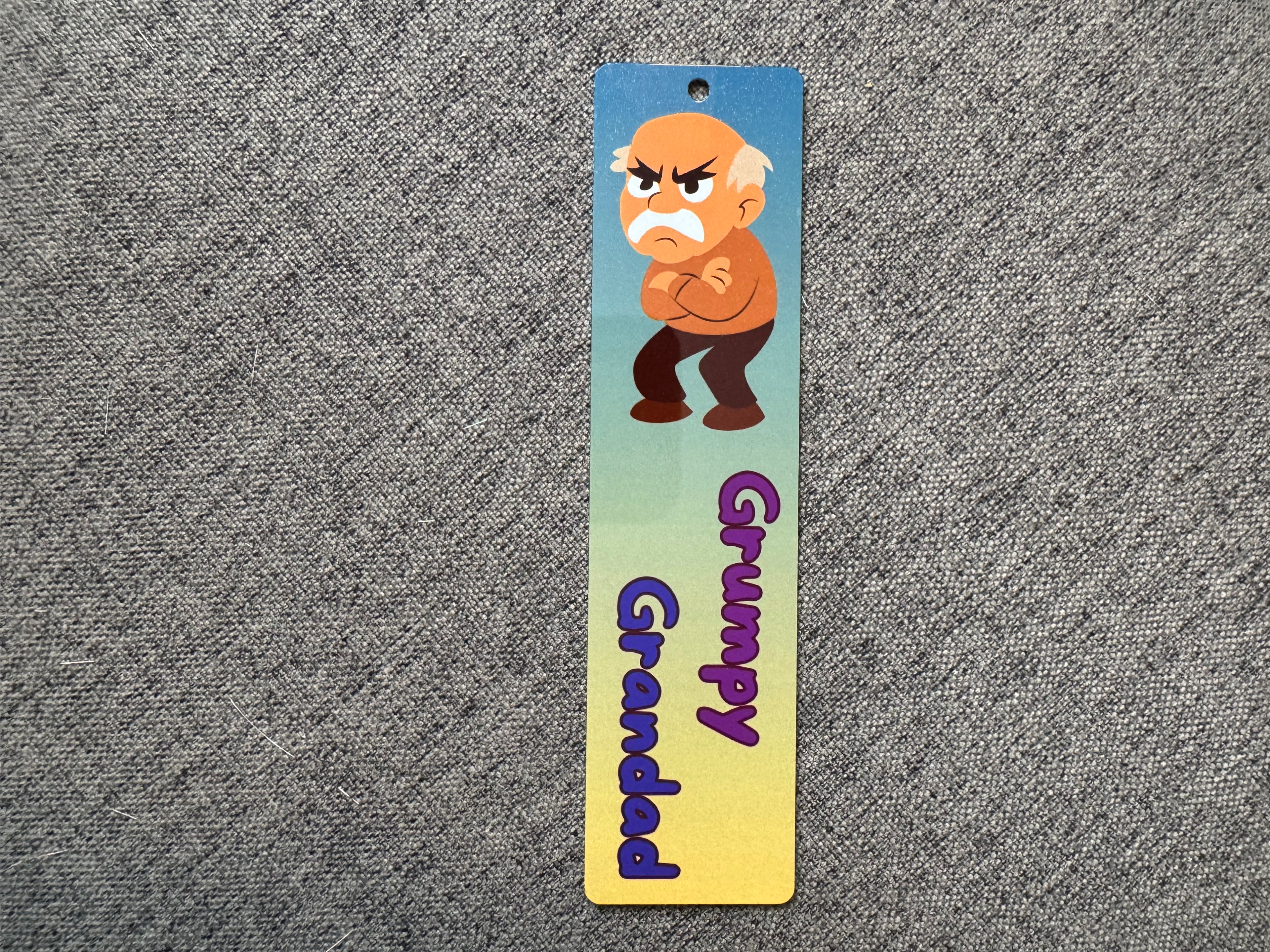 Grumpy Grandad Bookmark