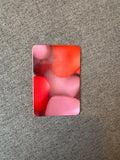 Abstract Red & Pink Hearts - Fridge Magnet