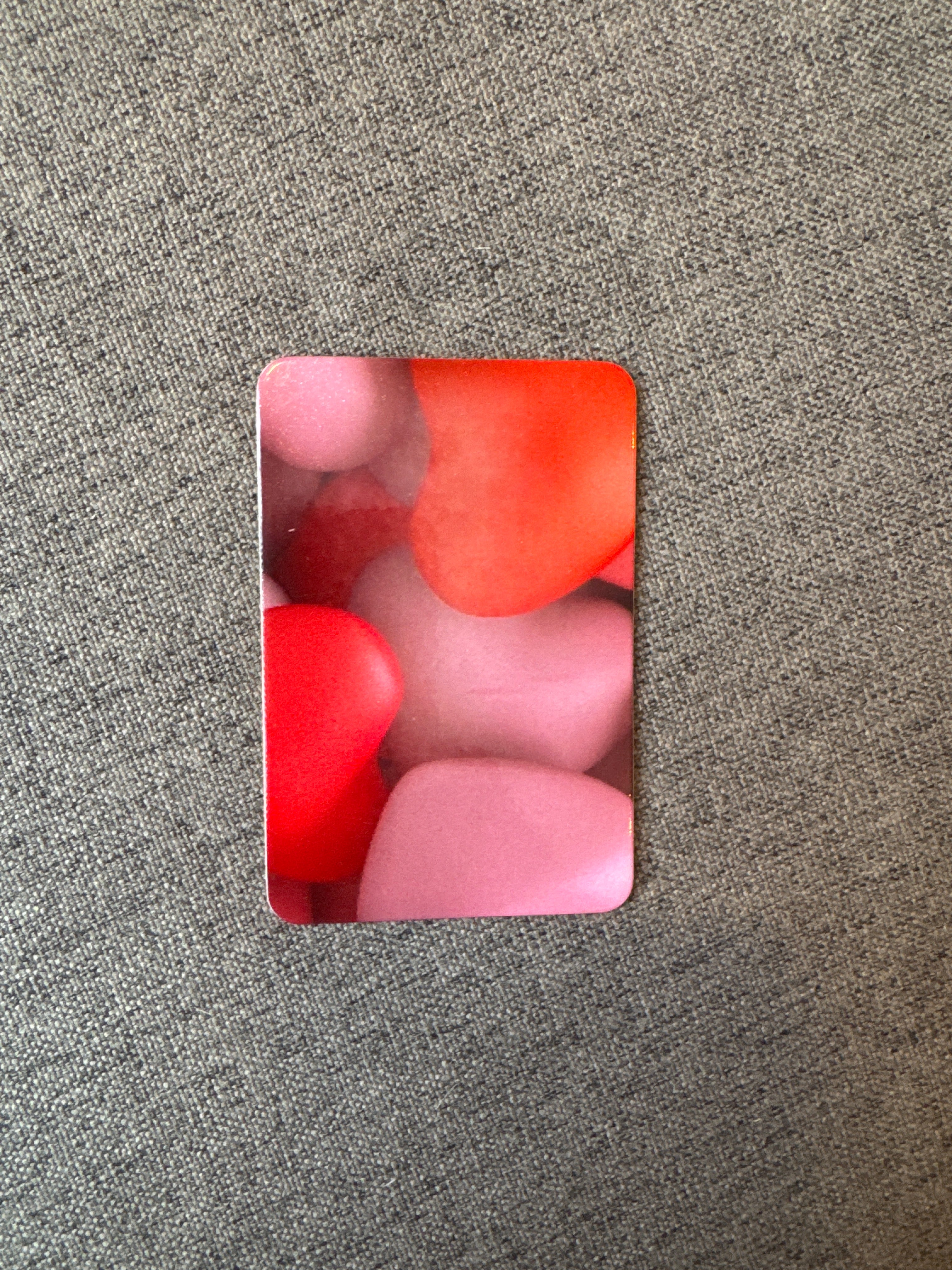 Abstract Red & Pink Hearts - Fridge Magnet