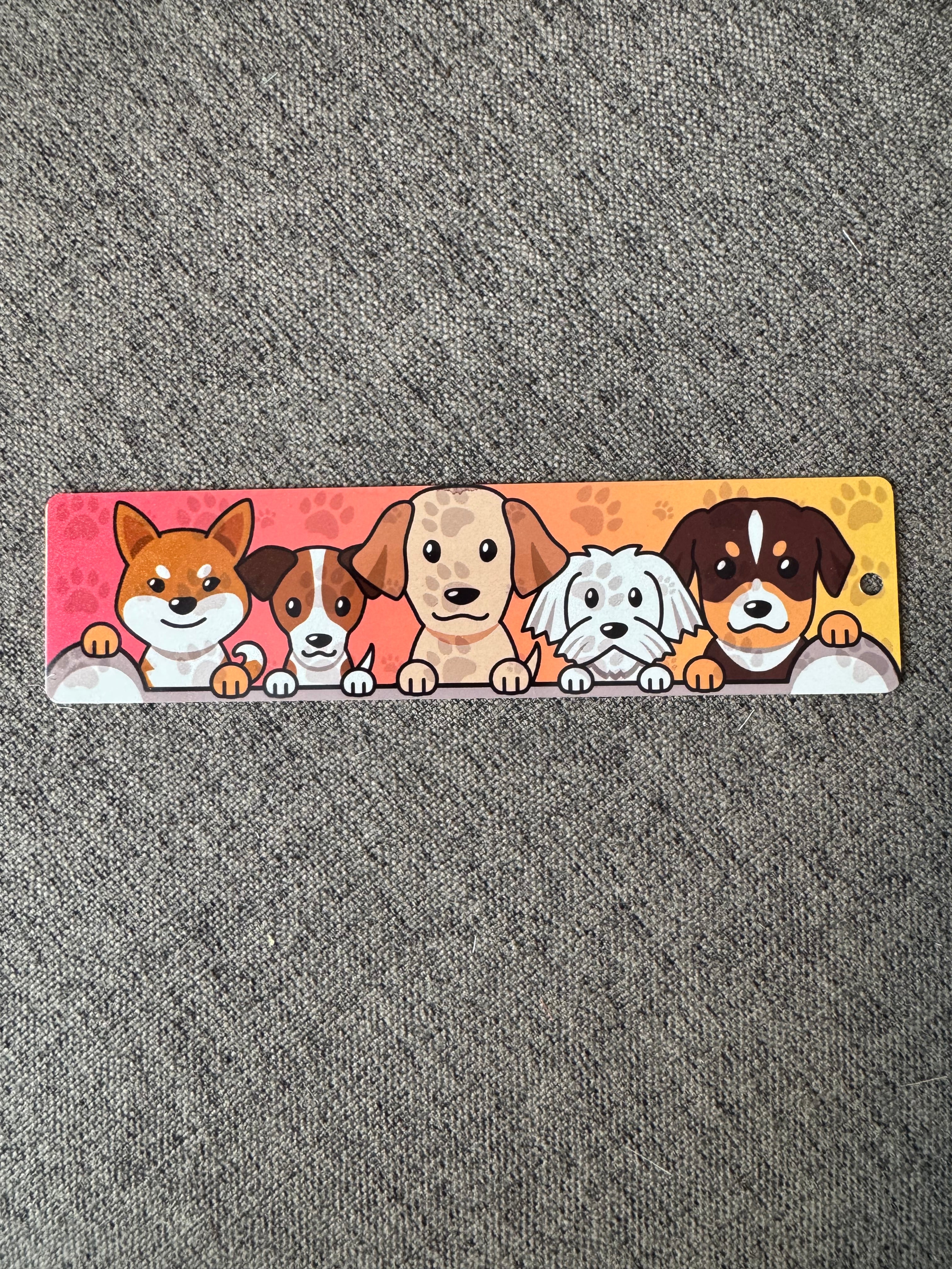 Cartoon Dog Lover Bookmark