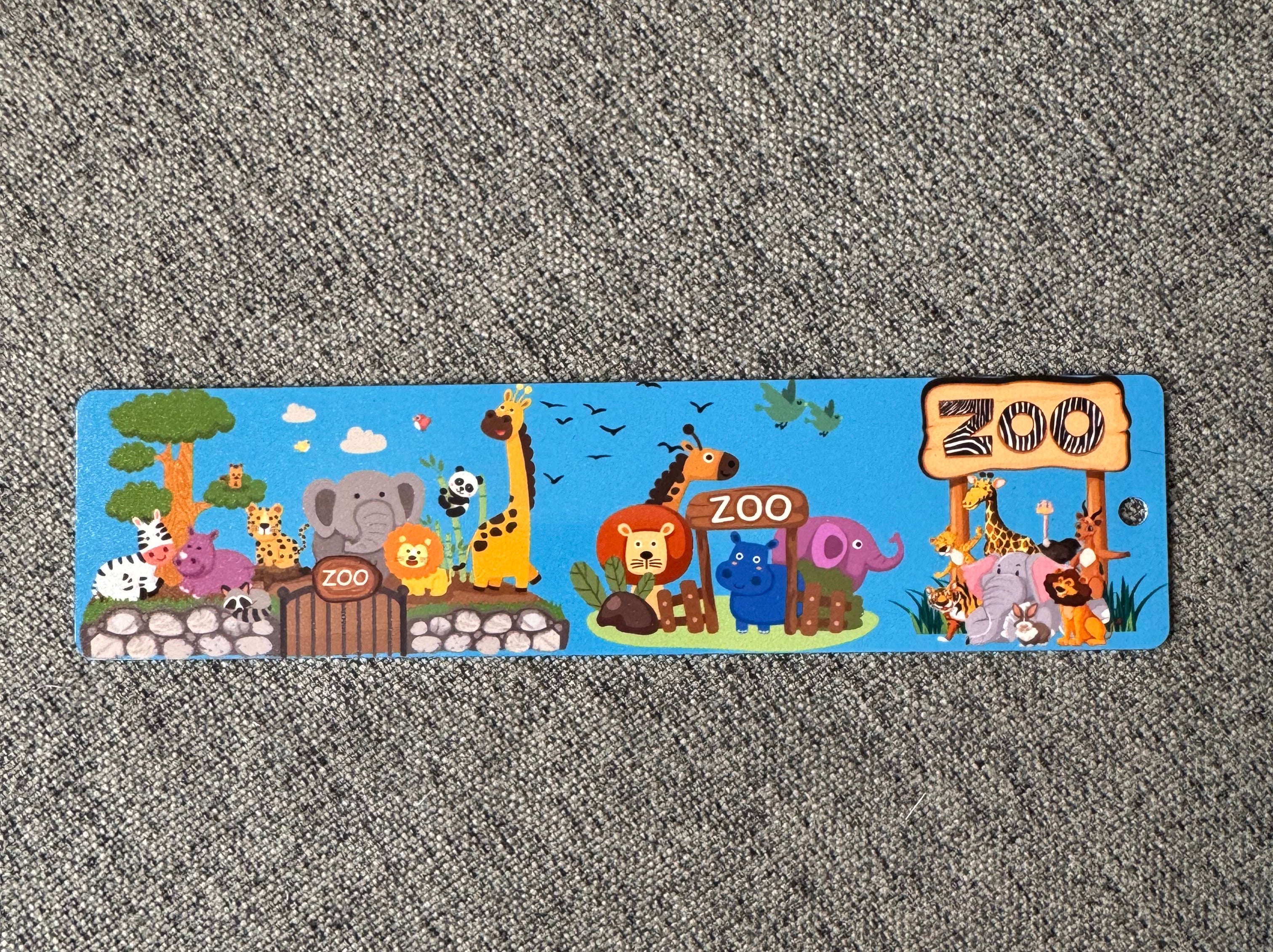 Children’s Zoo Animals Bookmark