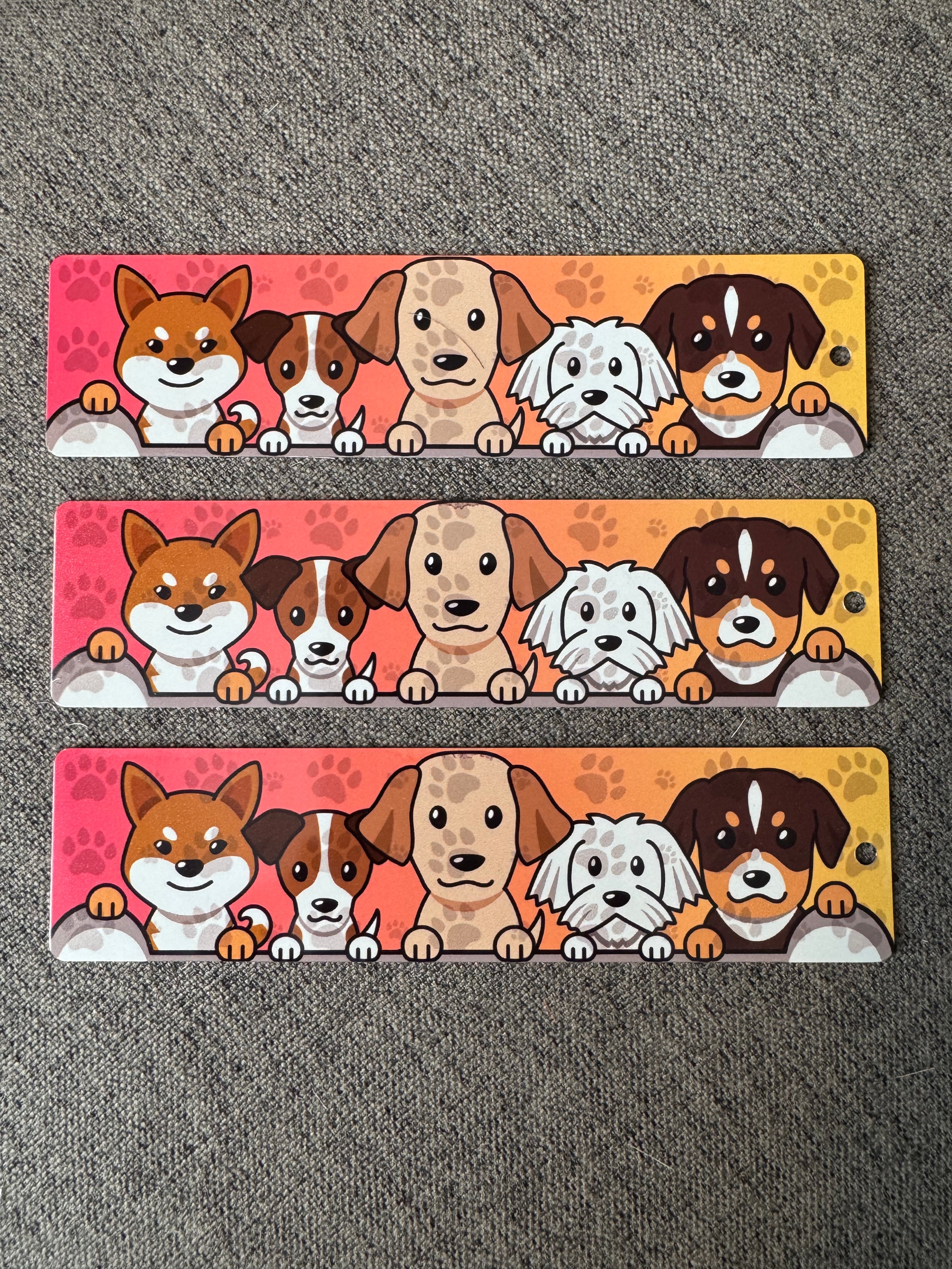 Cartoon Dog Lover Bookmark