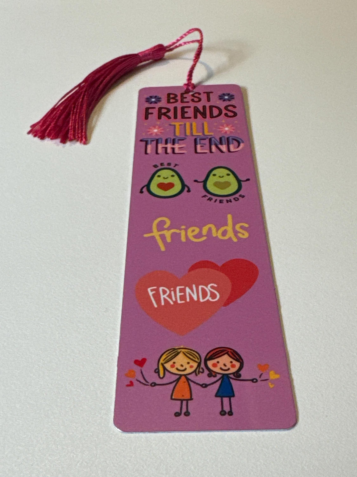 Best Friend Bookmark | Friendship Gift for Her | Cute Avocado Bookmark | Bestie Gift | Book Lover Gift | Friendship Keepsake