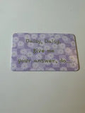 Daisy Daisy Magnet | Cute Floral Fridge Magnet | Aesthetic Purple Daisy Decor | Romantic Quote Magnet | Gift for Her | Cottagecore Gift Idea