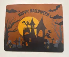 Haunted House Halloween Mouse Mat, Haunted House Mouse Pad, Spooky Desk Decor, Gothic Halloween Gift, Autumn Office Accessory