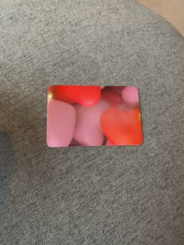 Abstract Red & Pink Hearts - Fridge Magnet