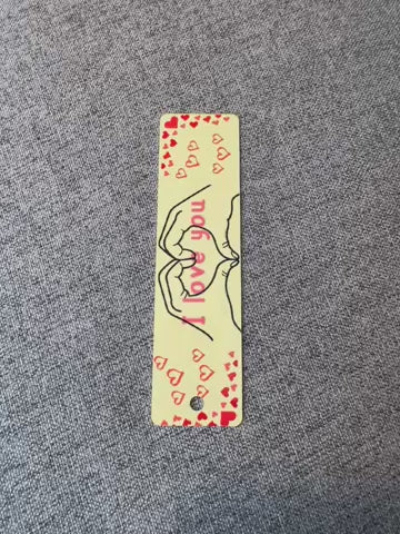 I Love You Bookmark