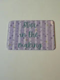 Star in the Making Magnet | Cute Motivational Gift | Purple Star Pattern Fridge Magnet | Positive Affirmation | Gift for Kids and Students
