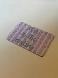 Star in the Making Magnet | Cute Motivational Gift | Purple Star Pattern Fridge Magnet | Positive Affirmation | Gift for Kids and Students